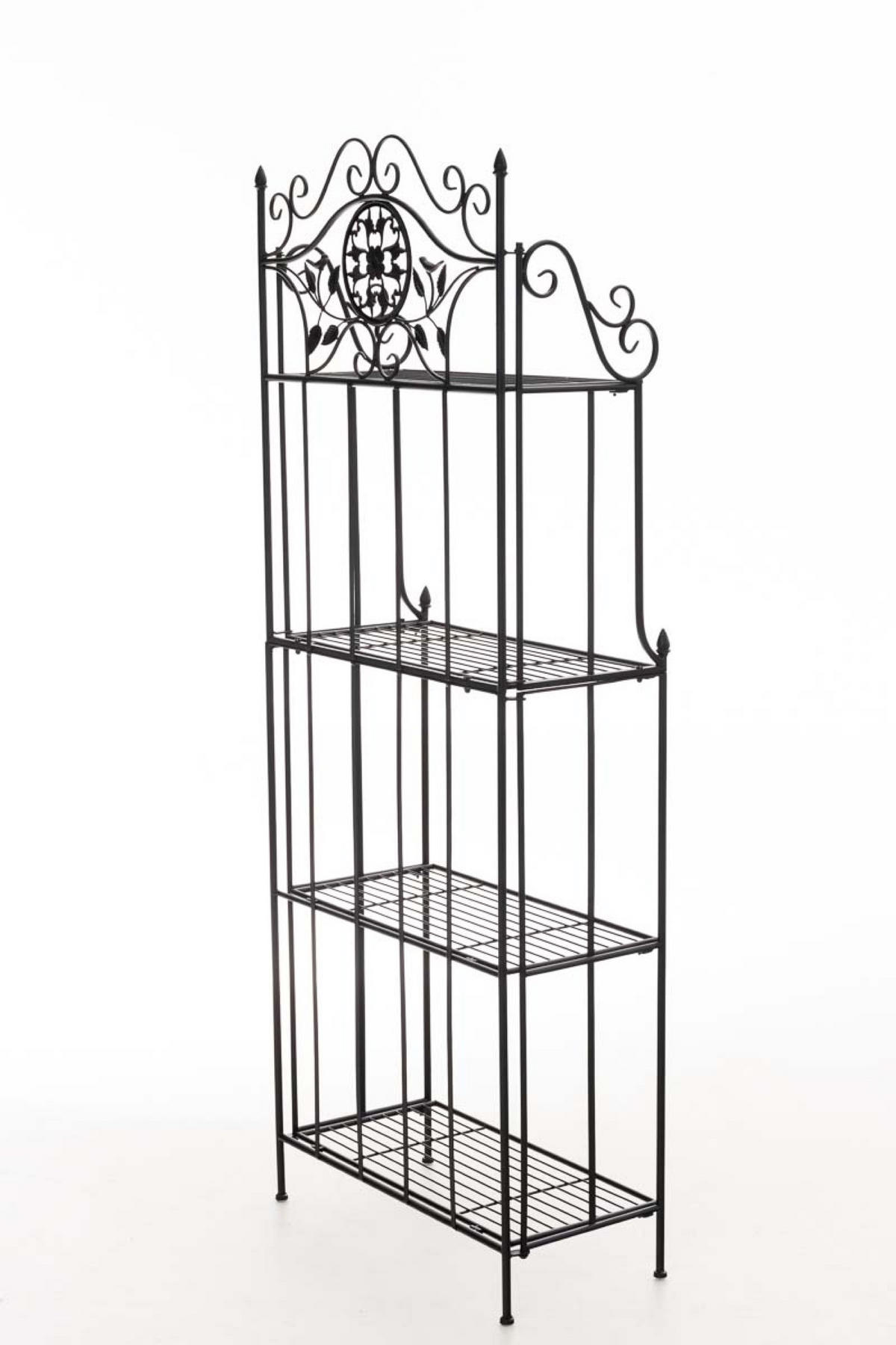 STANDREGAL Florenz schwarz - Schwarz, Metall (66/175/32cm) - TPFGarden