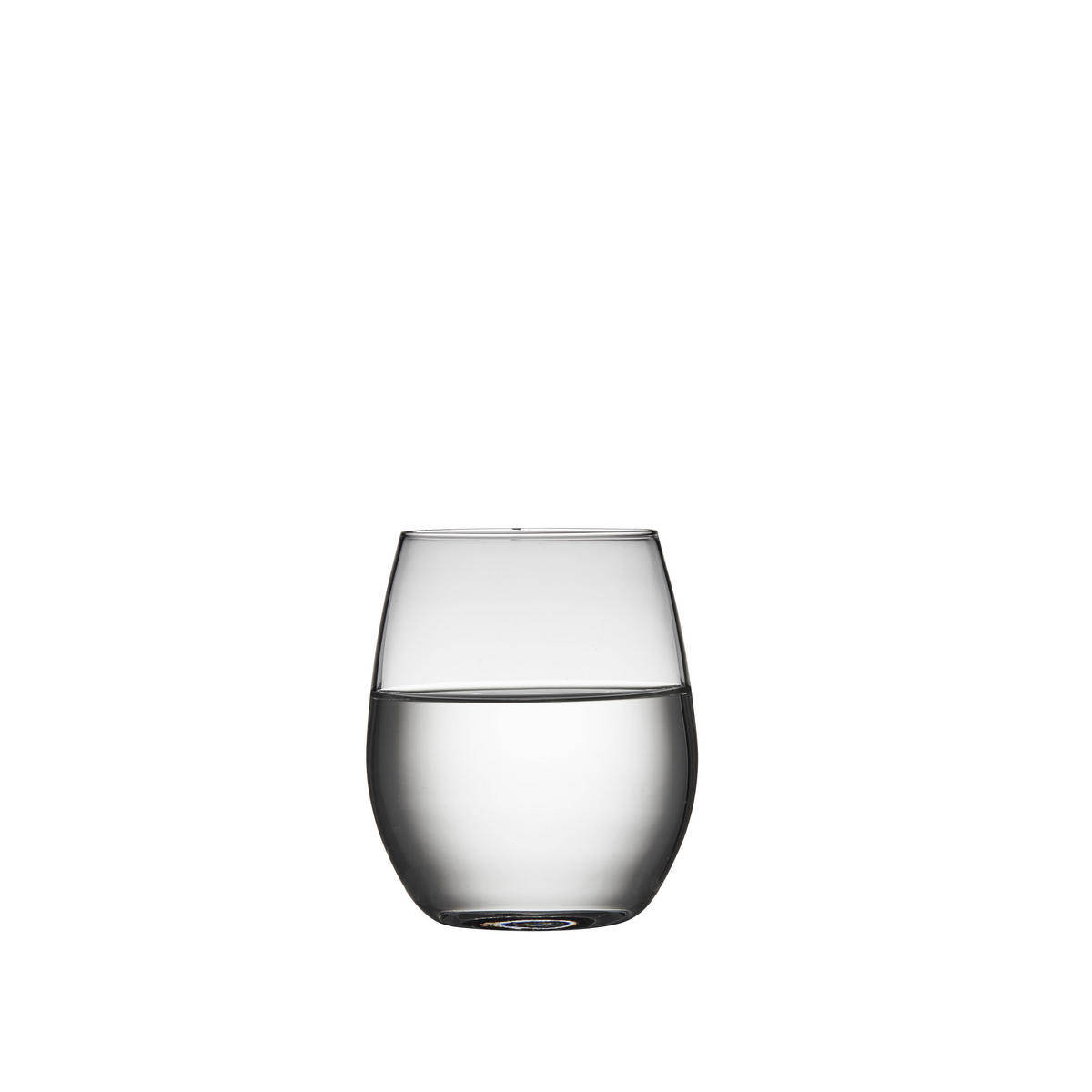 WASSERGLAS Juvel 6er Set, Glas, Klar, 390 ml - Transparent, Glas (0.39L) - Lyngby Glas