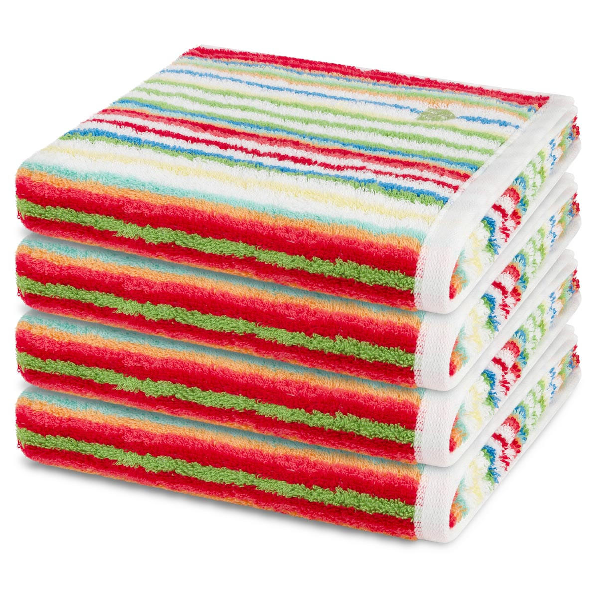 HANDTUCH Vita 4er-Set - Rot, Textil (50/100cm) - Ross