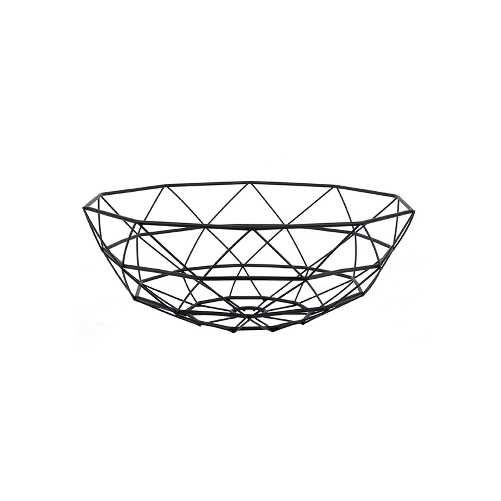 Present Time Obstschale Schwarz 13 cm