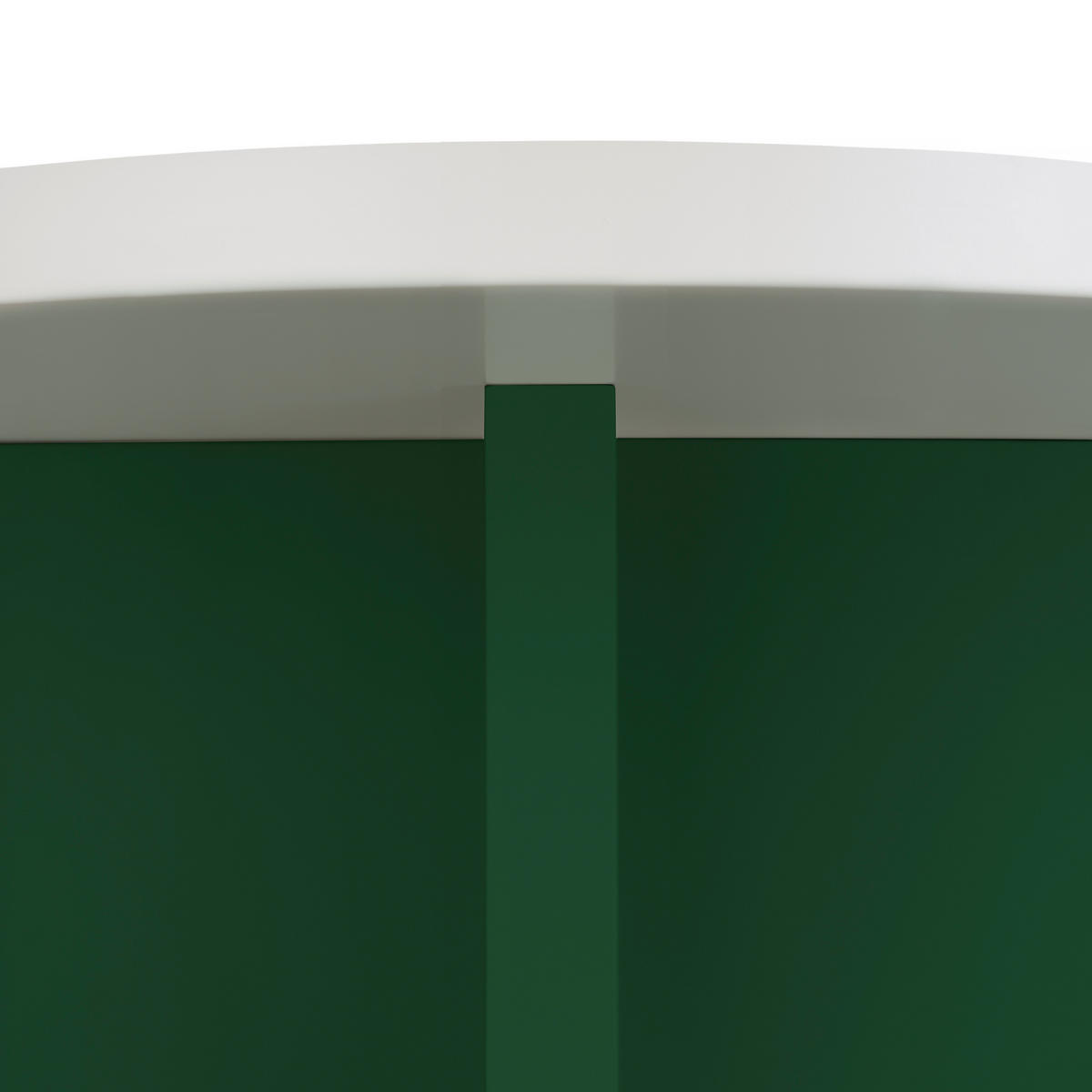 BARTISCH rund 60 cm Taupe und Cedar CHINCHIN - Waldgrün, Holzwerkstoff (60/60/105cm) - RNT By Really Nice Things