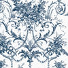 LAURA Ashley VLIESTAPETE Tuilerien Mitternachtsblau - Blau, Papier/Kunststoff (52/1000cm) - LAURA ASHLEY