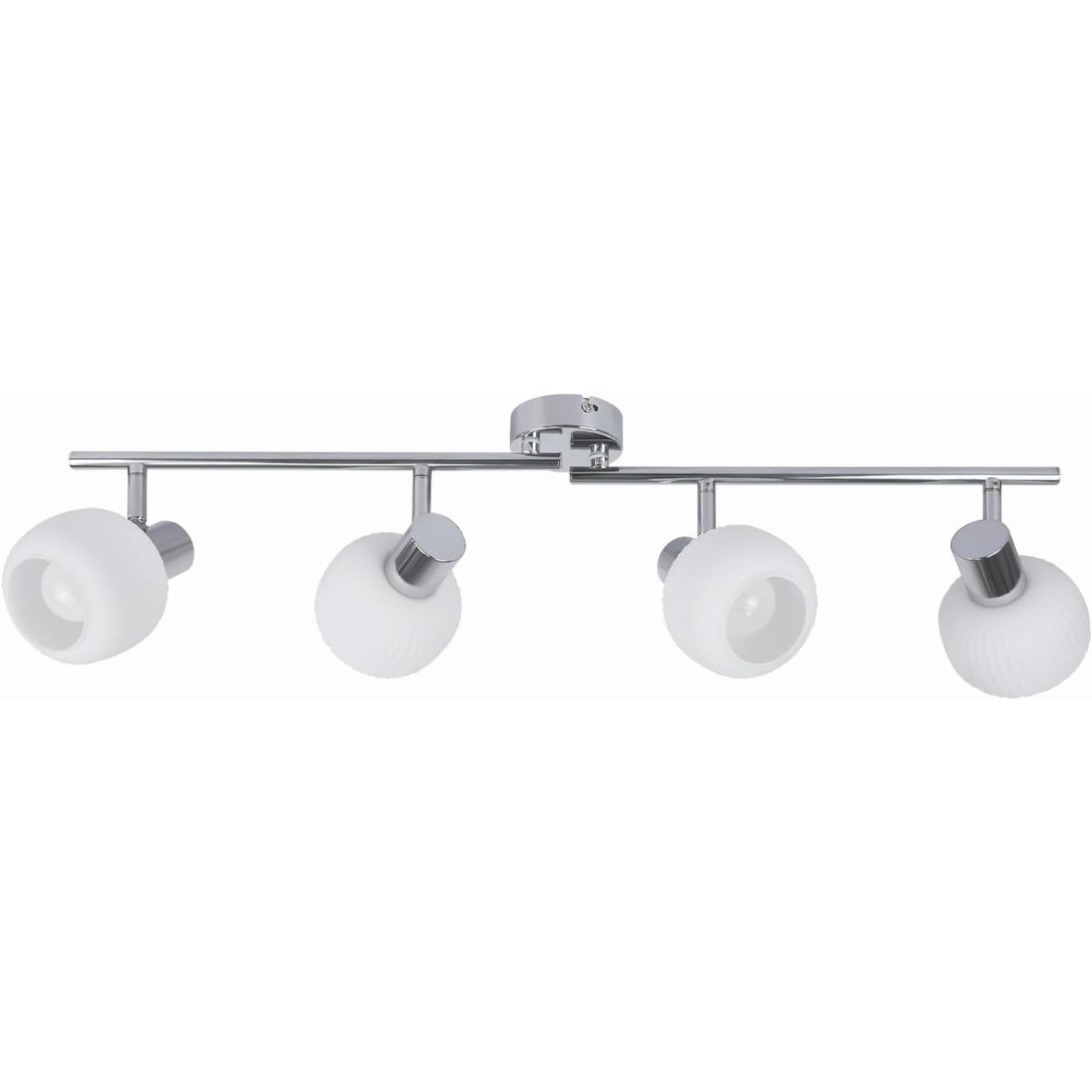 DECKENSTRAHLER Eingebung 70/10/16.5 cm - Weiß, Metall (70/10/16.5cm) - ZMH