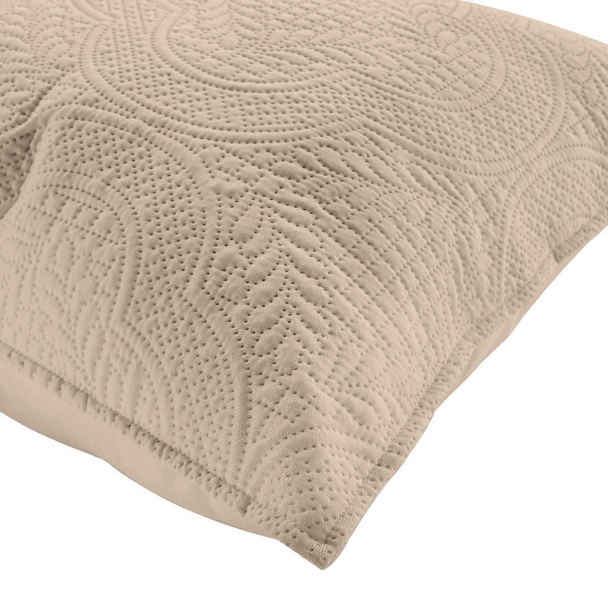 DEKO-KISSENBEZUG mit Muster Romane 40/40/0,5 cm - Beige, Textil (40/40cm) - Douceur d´intérieur
