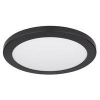 LED DECKENLEUCHTE Kunststoff Schwarz - Schwarz, Kunststoff (29.8/29.8/1.8cm) - Globo Lighting