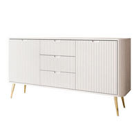 KOMMODE ZAIRA KSZ168 mit Schubladen Weiß - Weiß, Holzwerkstoff (168/87/39cm) - Lookway