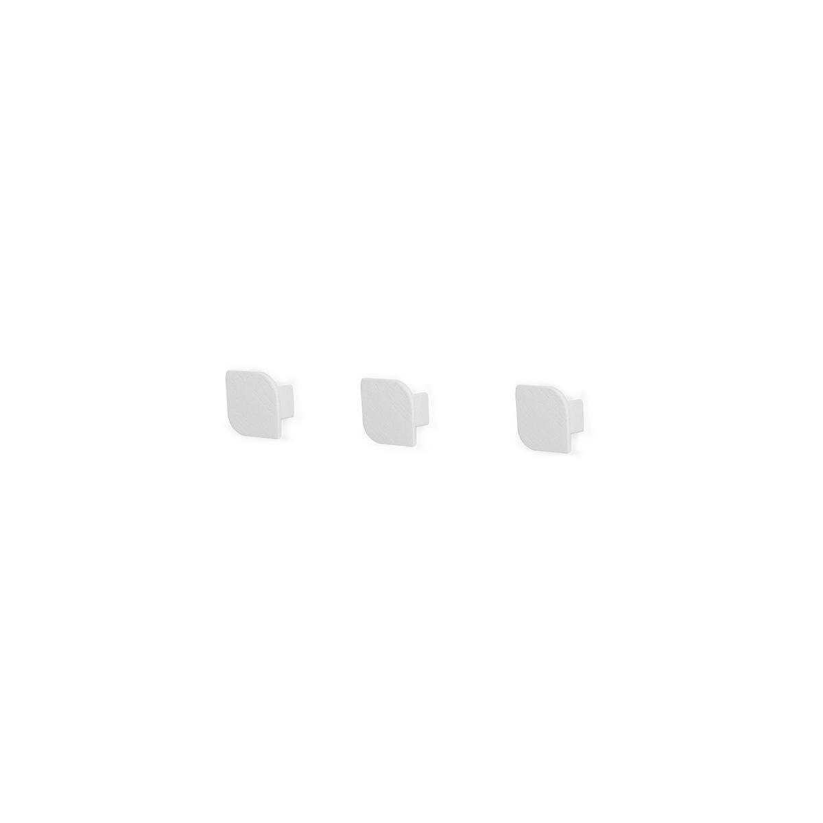 HAKEN Cielo 3er-Set - Weiß, Holz (5/5/3.4cm) - Woodendot