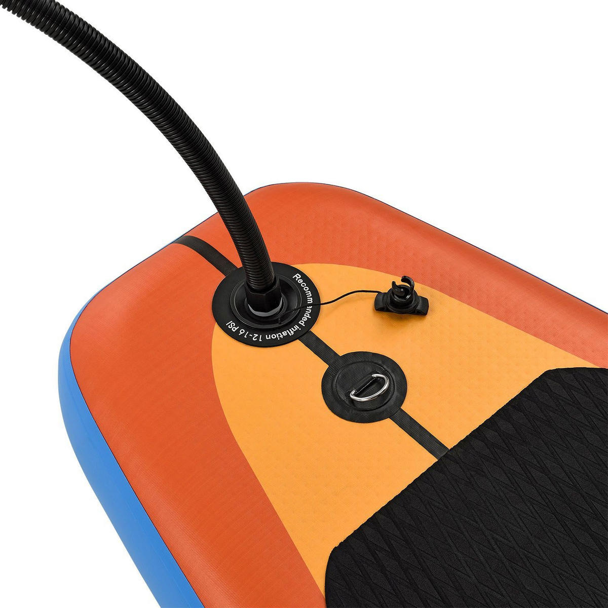 STAND UP Paddle Board Beach Rocker aufblasbar mit Tasche & Zubehör - Orange, Kunststoff (320/76.5/15cm) - Artsport