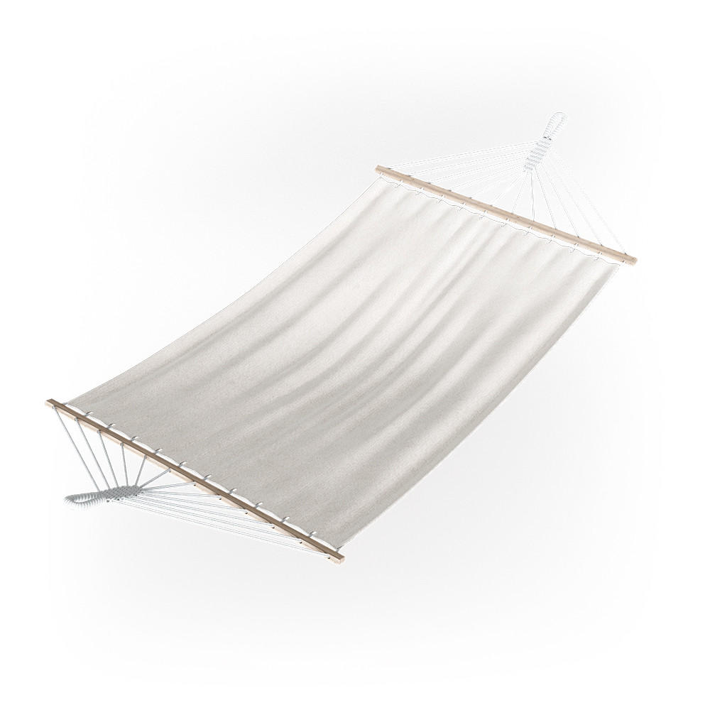 HÄNGEMATTE Weiß 190 x 120 cm - Weiß, Naturmaterialien (190/190/120cm) - OK-Living