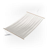 HÄNGEMATTE Weiß 190 x 120 cm - Weiß, Naturmaterialien (190/190/120cm) - OK-Living
