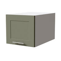 KÜCHENAUFSATZSCHRANK Oslo W6B/40 Weiß Matt / Reed Green Matt 40 / 59 / 36cm - Weiß/Grün, Holz/Holzwerkstoff (40/36/59cm) - Feldmann-Wohnen