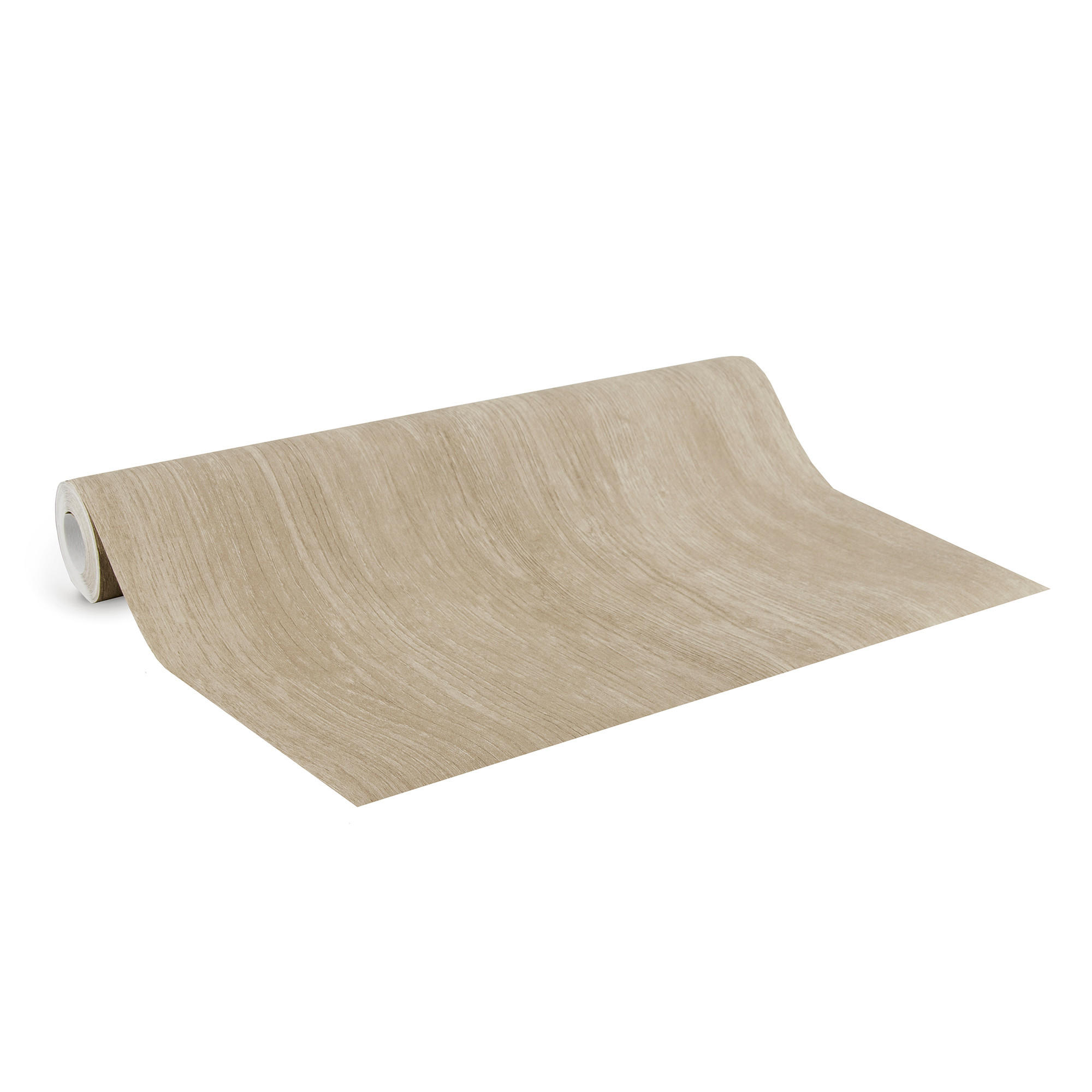 VLIESTAPETE - Eichenholz allover natur 10mx53cm - Weiß, Papier/Kunststoff (53/1000cm) - Superfresco Easy