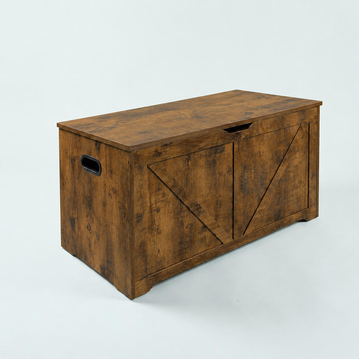 SITZBANK Vintagebraun mit Stauraum - Braun, Holzwerkstoff (100/46/40cm) - Relaxdays