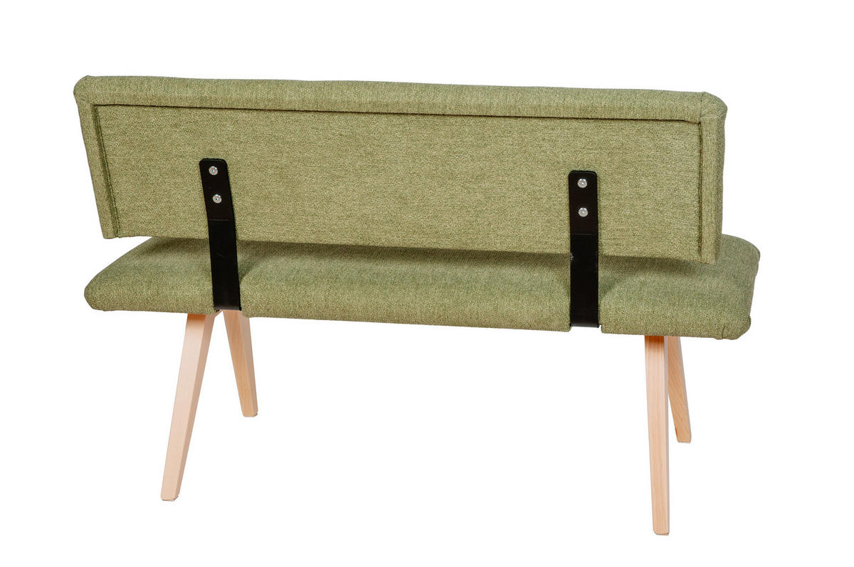 SITZBANK Die Natürliche - Buchefarben/Grün, Holz/Textil (51/84/125cm) - Kundler Home
