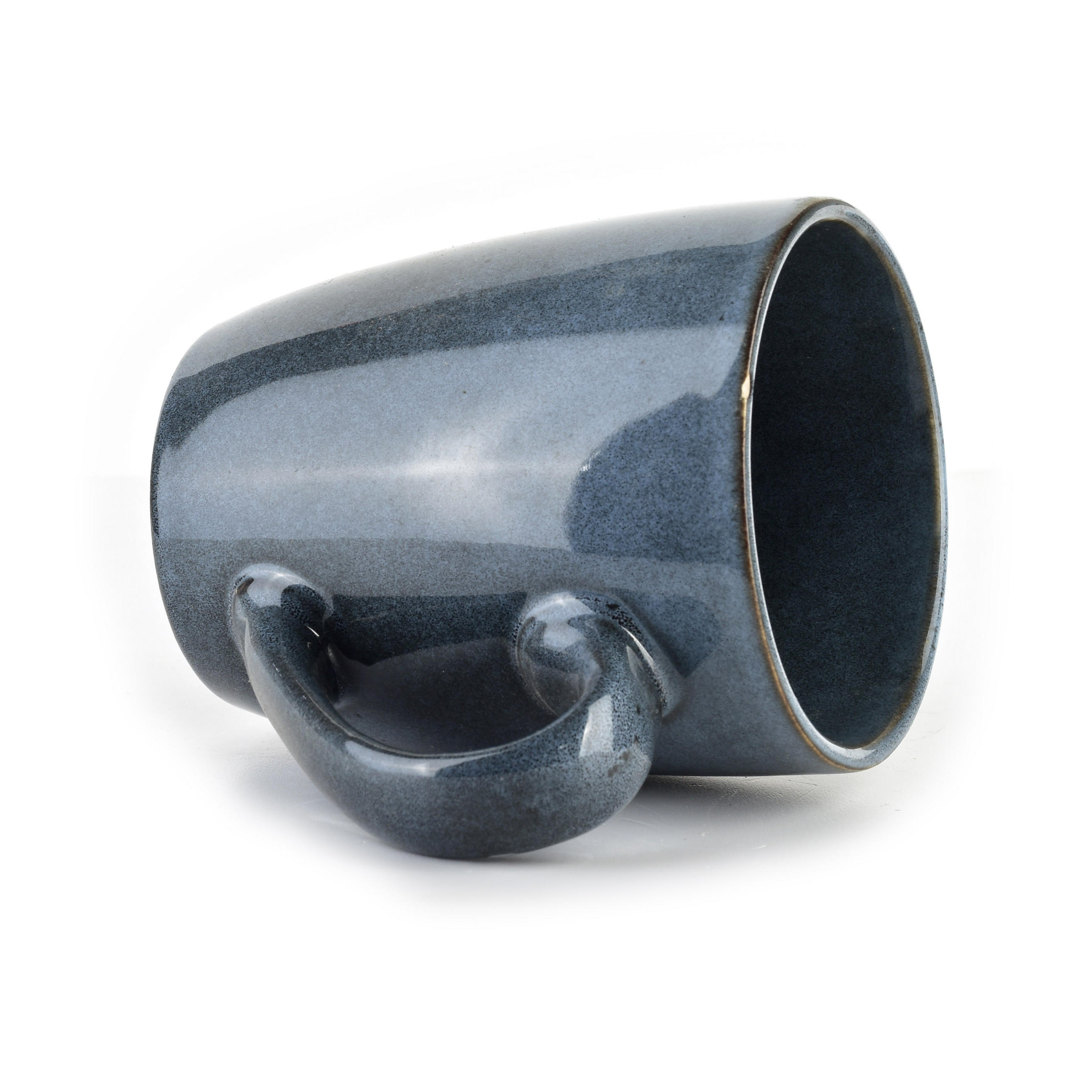 BECHER Basic Nature Blau 12/8.5/10.5 cm Keramik - Blau, Keramik (0.35L) - Mondex