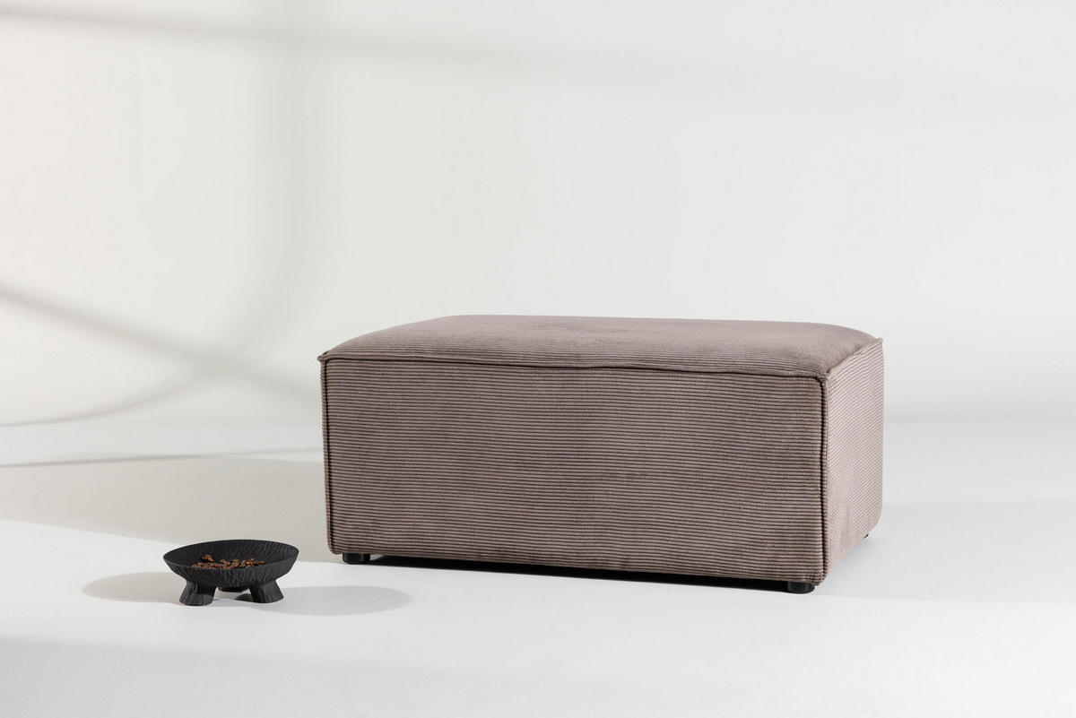 SITZPOUF GILLHOLMEN Braun 92x60x41 cm - Braun, Textil (92/41/60cm) - FURNLUX