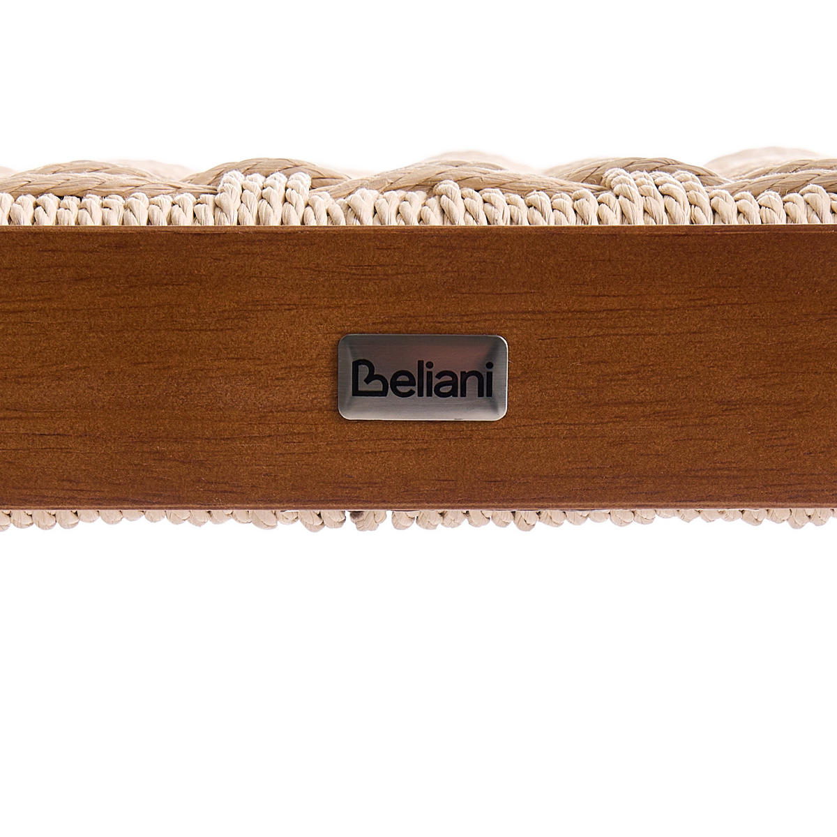 ESSZIMMERSTUHL 2er-Set Holz Braun/Beige Eagan - Braun, Holz (50/76/46cm) - Beliani