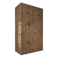 WASCHMASCHINENSCHRANK DORA-I 130cm Breit, 230cm Hoch - Eichefarben, Holzwerkstoff (130/230/73.8cm)