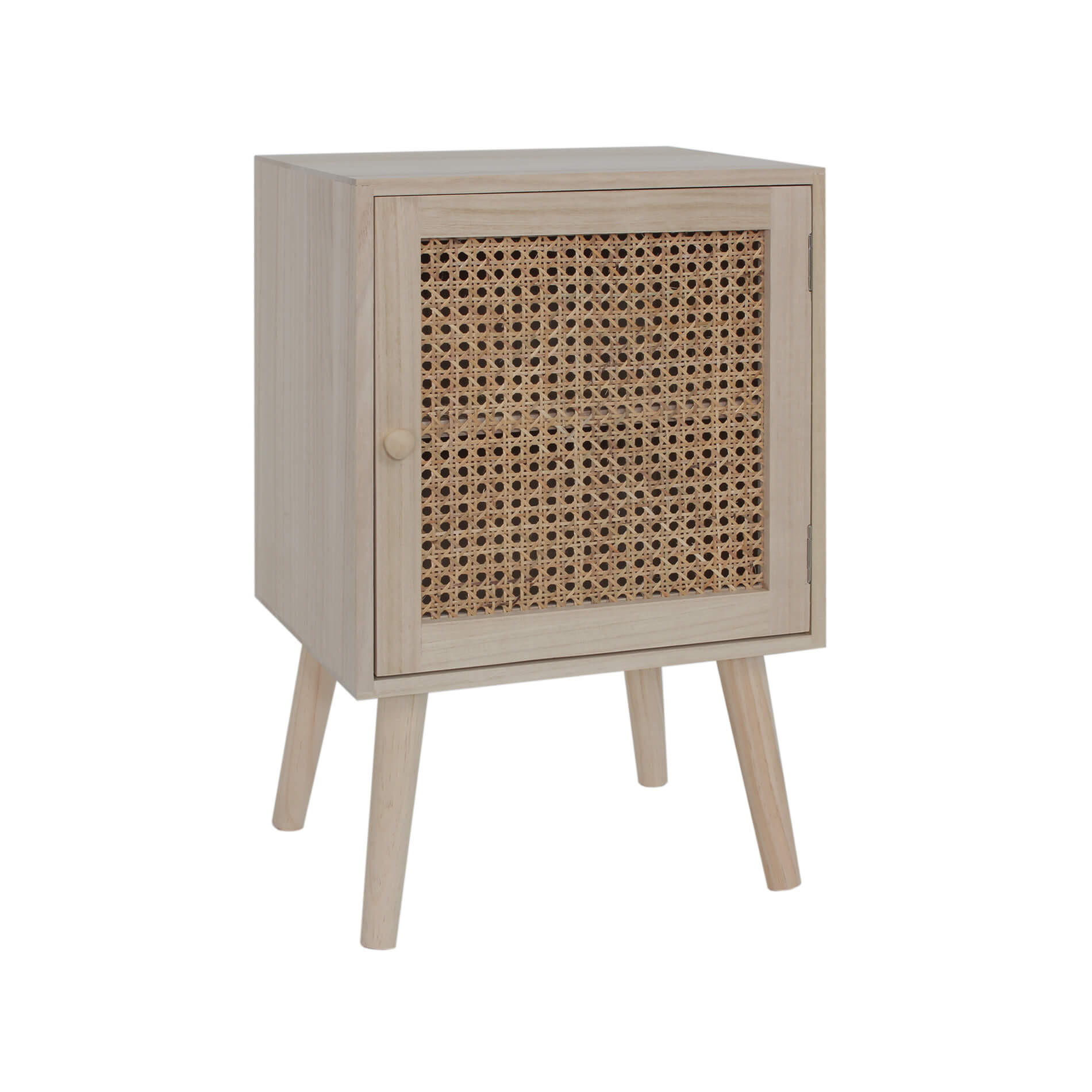 NACHTTISCH Braun 30/38/57 cm - Braun, Holz (30/57/38cm) - Mobili Rebecca