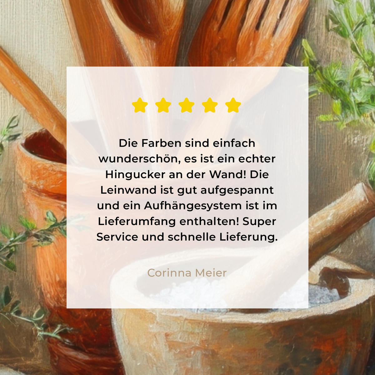 LEINWANDBILD Töpfe - Kräuter - Holz 60x80 cm - Terracotta, Textil (60/80cm) - MuchoWow