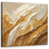 WANDBILD beige abstrakte textur - Beige, Textil (50/50cm) - Feeby