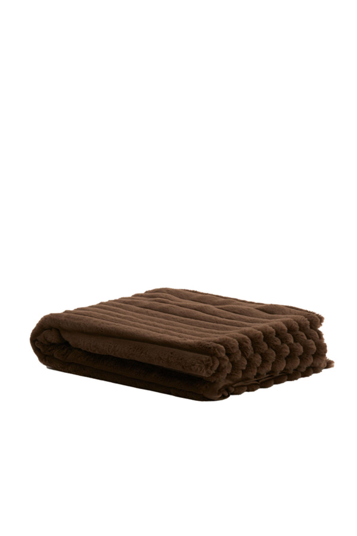 PLAID Vajen Braun 170/130/0,5 cm - Braun, Textil (130/170cm) - Light & Living