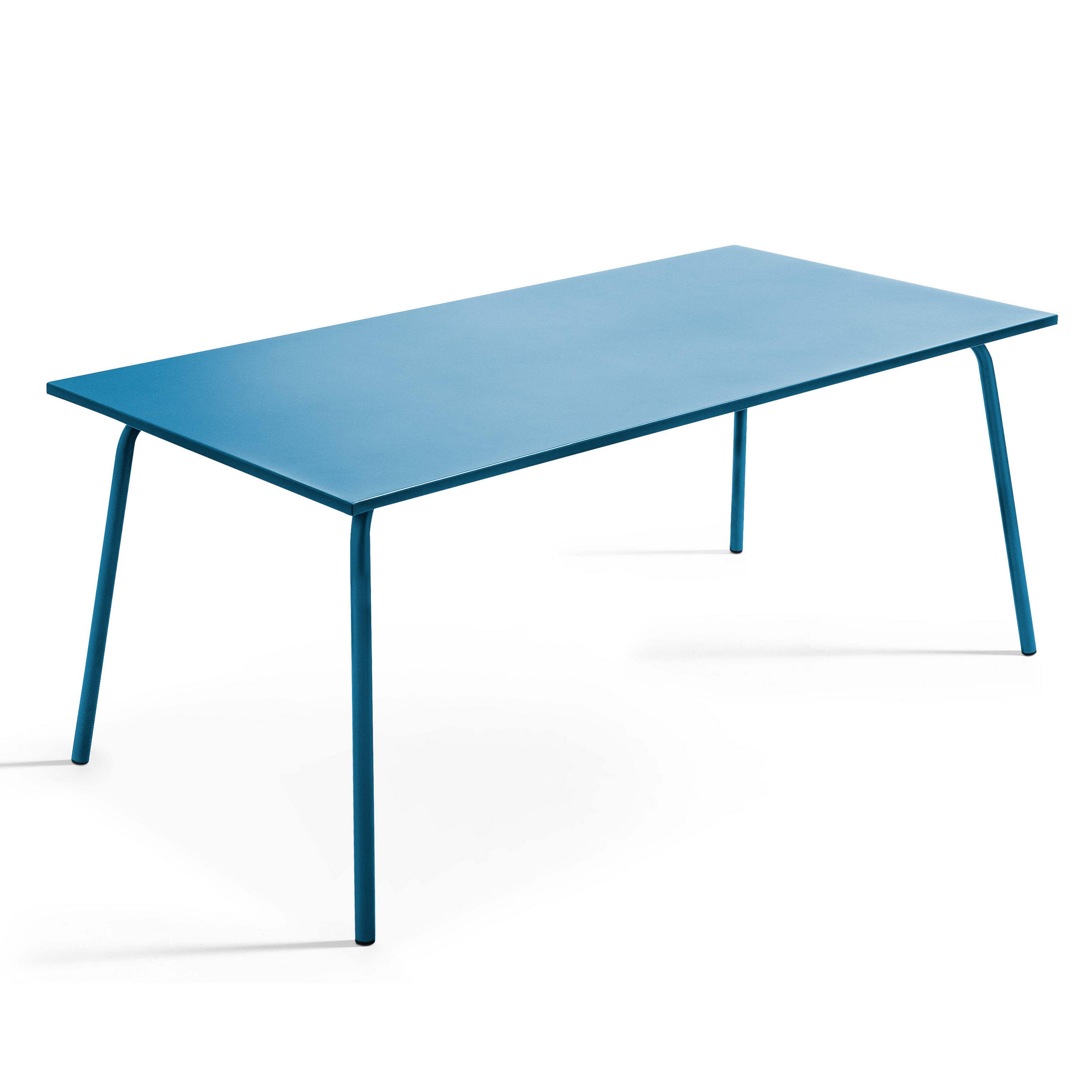 Oviala Gartentisch Dunkelblau 90x72x180 cm