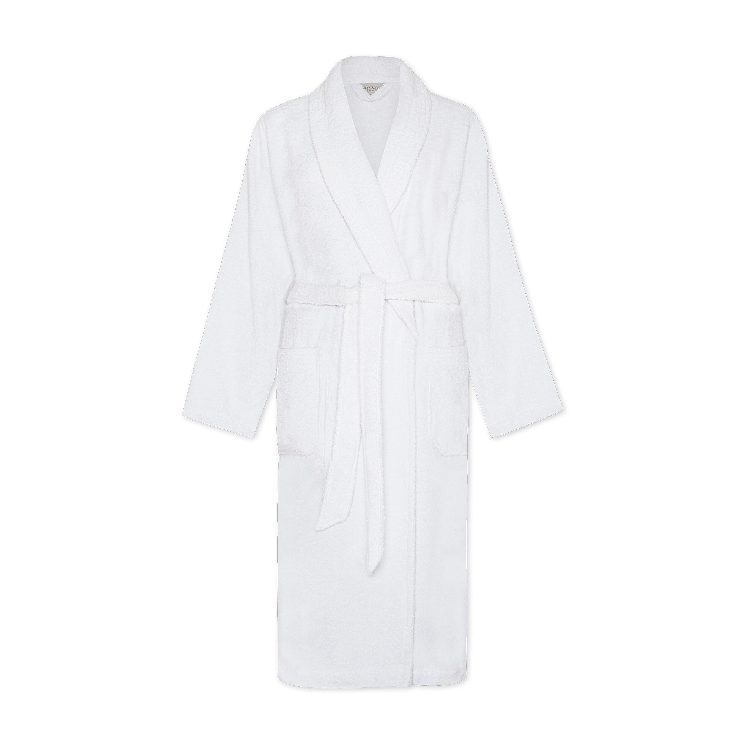 SCHALKRAGENMANTEL HOMEWEAR - Weiß, Textil (XSnull) - MÖVE