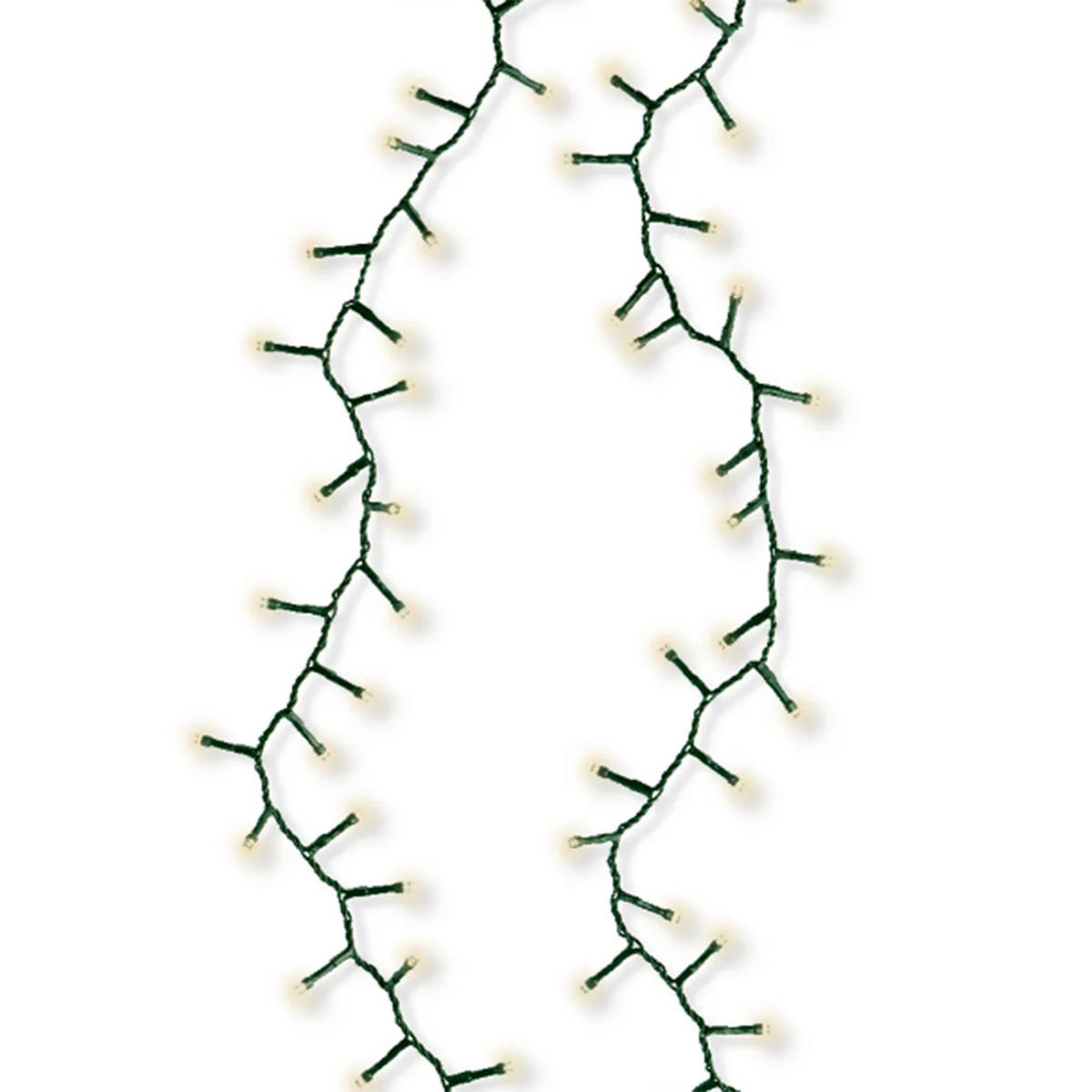 LICHTERKETTE Compact, 900 LED-Leuchten, warmweiß, 22,5m - Weiß, Kunststoff (2250cm) - Lumineo