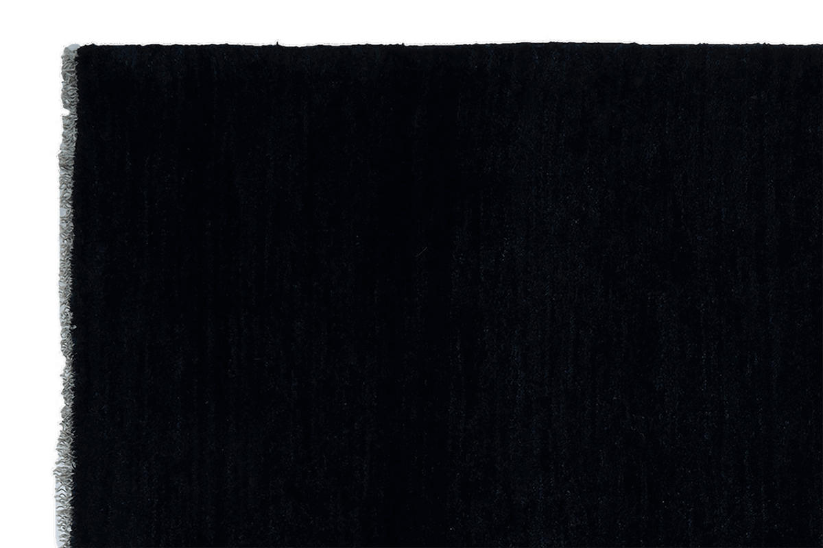 GABBEH-TEPPICH handgeknüpft Blau 203/155 cm Schurwolle - Blau, Textil (155/203cm) - Looma