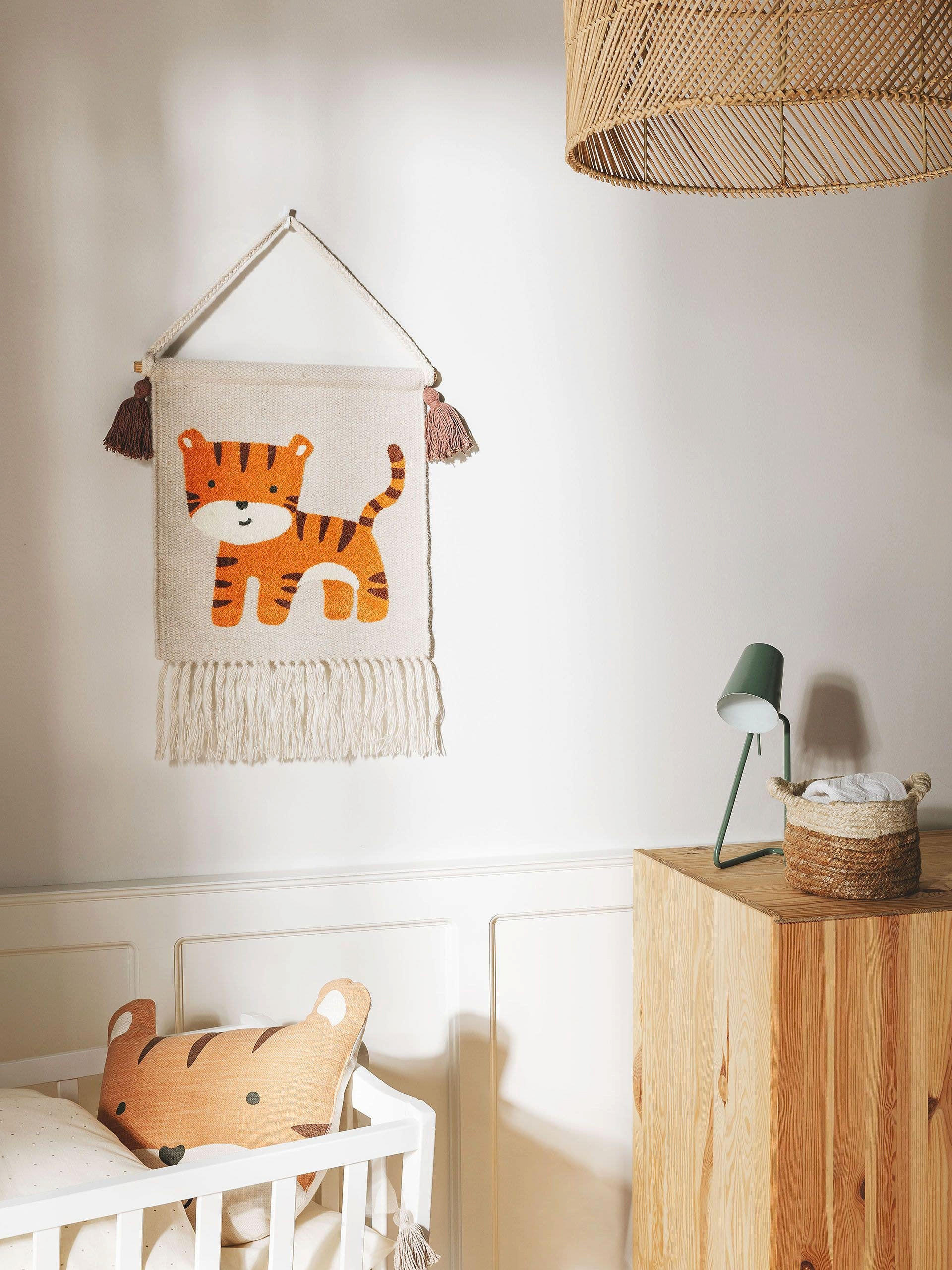 WANDDEKO Savannah Orange 40x40 cm - Orange, Textil (40/40cm) - Lytte