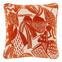 KISSEN Indy - Orange - 45/45/ cm - Orange, Textil (45/45cm) - Unique Living