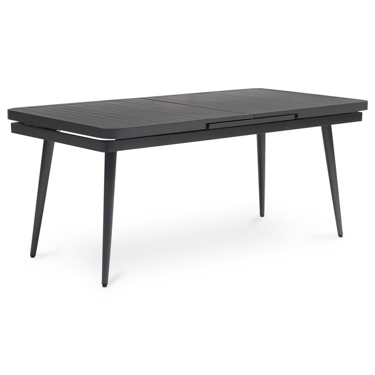 GARTENTISCH SUNNY schwarz - Schwarz, Metall (90/180/77cm) - IDIMEX