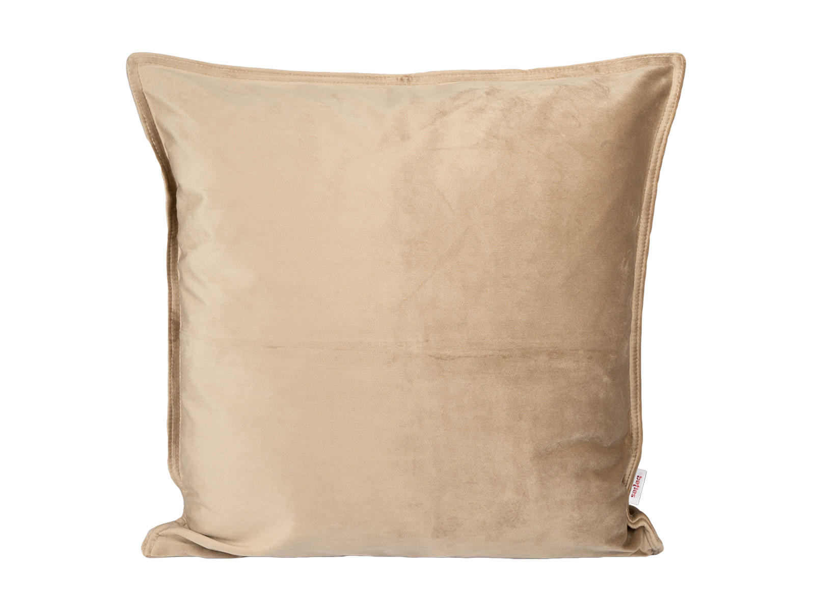 KISSENHÜLLE Samt&Sonders braun-beige 50/50 cm - Beige, Textil (50/50cm) - beties Heimtextil