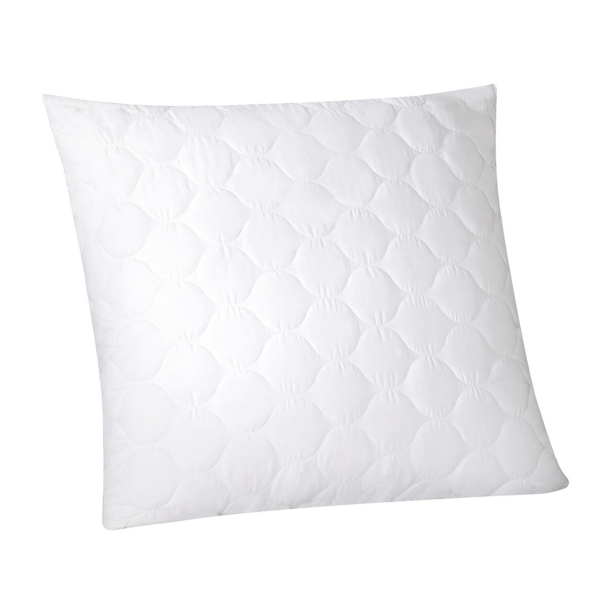 KOPFKISSEN Mikrofaser 80x80 cm - Weiß, Kunststoff/Textil (80/80cm)