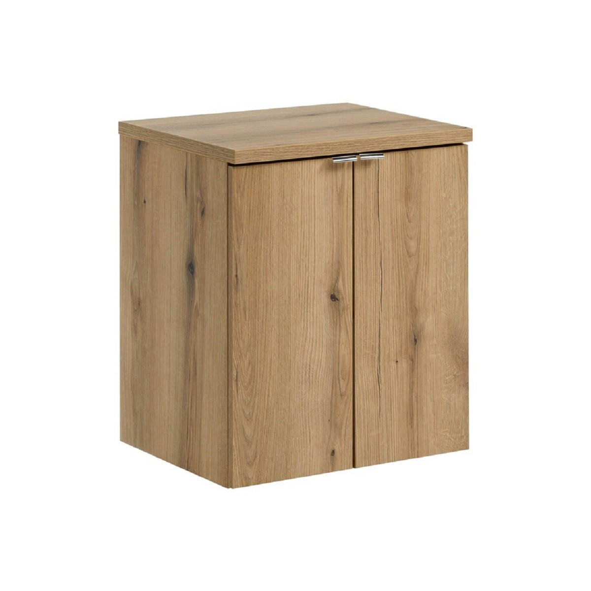 Milaros Markt Waschtischunterschrank Eiche Wotan 50x57x40 cm