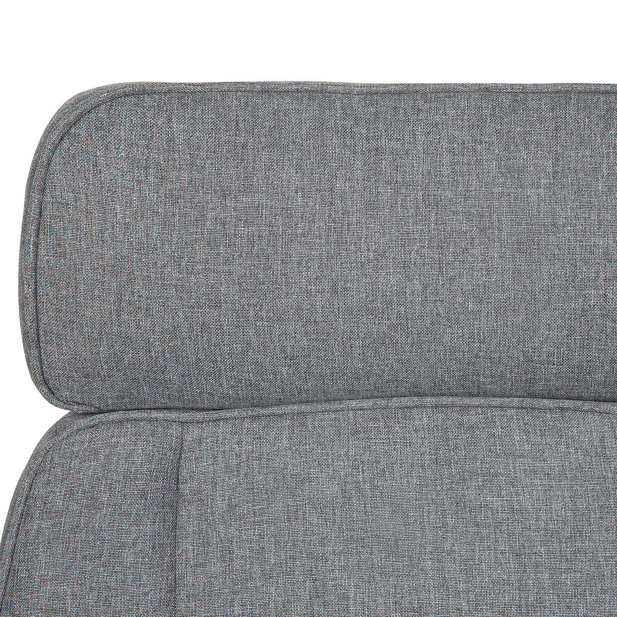 BÜROSTUHL Polyester Grau Pilot - Grau, Textil/Metall (72/117/72cm) - Beliani