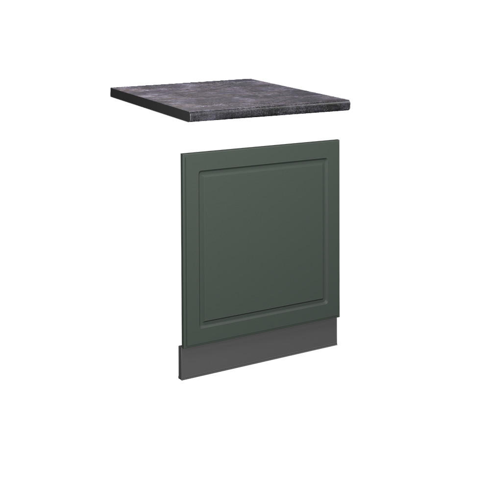 FRONTPANEL Fame-Line Grönt och guld lanthus 60 cm , AP Antracit Grön, Antracit 67.4/60/60 cm