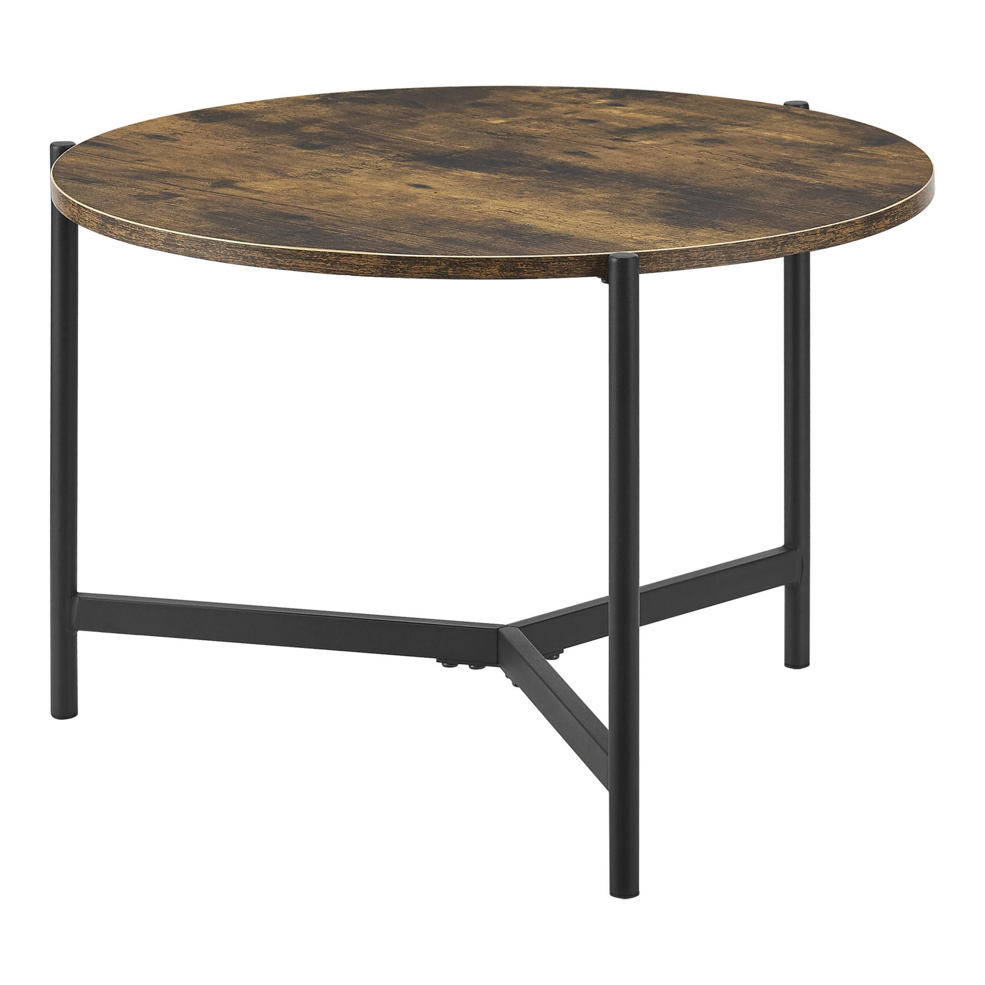 COUCHTISCH Køge 60/60/42 - Dunkelbraun, Holzwerkstoff (60/60/42cm) - [en.casa]