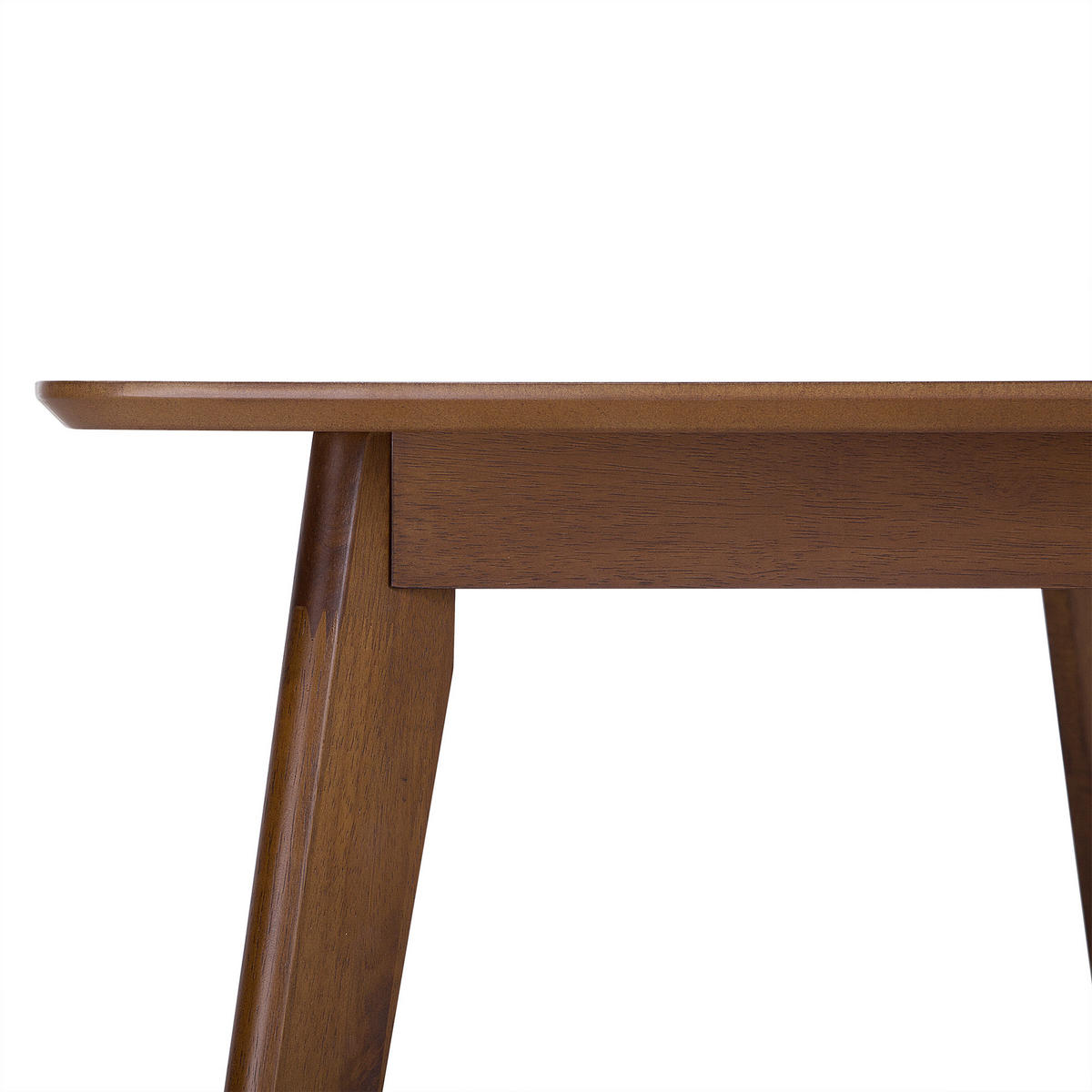 ESSZIMMERTISCH dunkler Holzfarbton 150/90 cm Iris - Dunkelbraun, Holzwerkstoff (90/150/75cm) - Beliani