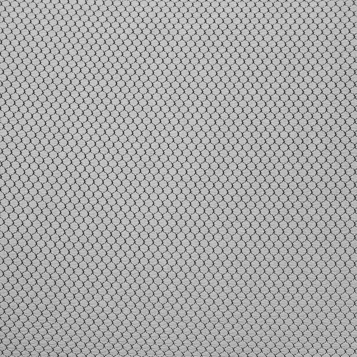 BÜROSTUHL Polyester Weiß/Grau Delight - Grau, Kunststoff/Textil (64/116/64cm) - Beliani