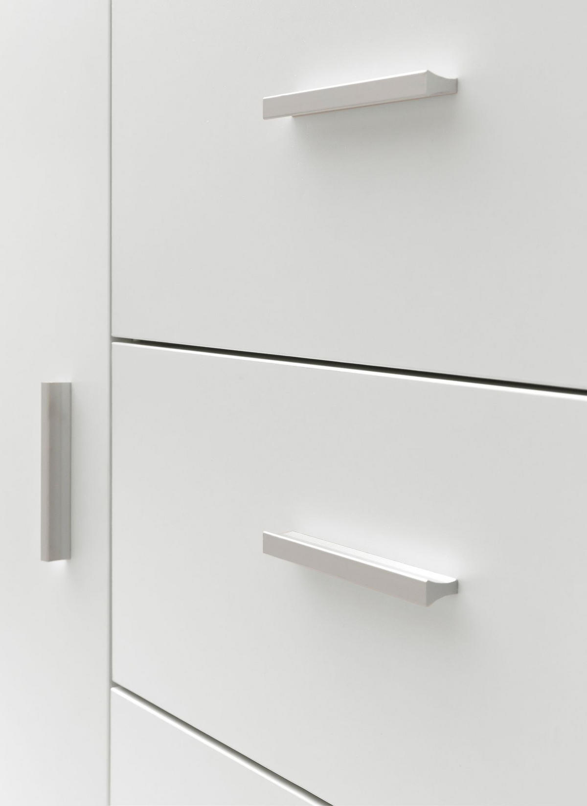 BADSCHRANK Weiß 60x65,5x33 cm mit Tür und Schubladen - Schwarz/Weiß, Holzwerkstoff (60/66/33cm) - KADIMA DESIGN