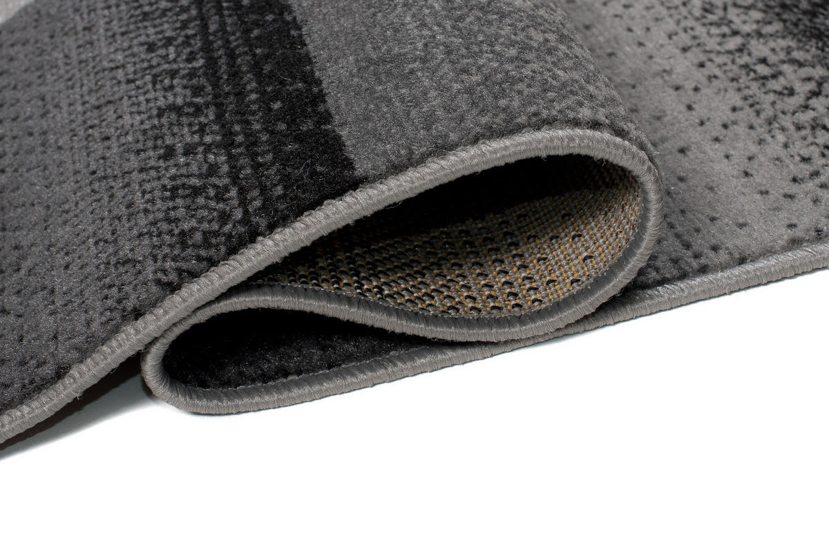 TEPPICH MAYA Gelb Vierecke Streifen Verwischt 160/230 cm - Gelb, Textil (160/230cm) - Tapiso