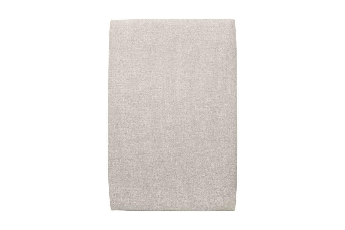 90 cm GEPOLSTERTES KOPFTEIL – hellbeiger Natté-Stoff - Beige, Karton/Holz (90/120/10cm) - Sommeil de Plomb