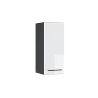 HÄNGESCHRANK Fame-Line Weiß Hochglanz 30 cm - Weiß Hochglanz/Anthrazit, Holzwerkstoff (30/72/34.1cm) - Vicco