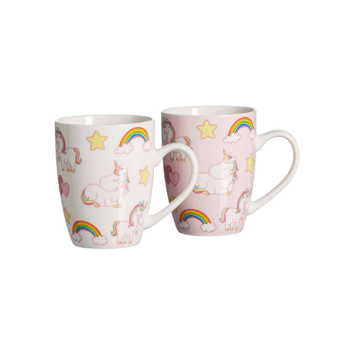 BECHER Unicorn bunt 350 ml 6er Set - Multicolor, Keramik (0.35L) - Ritzenhoff Breker