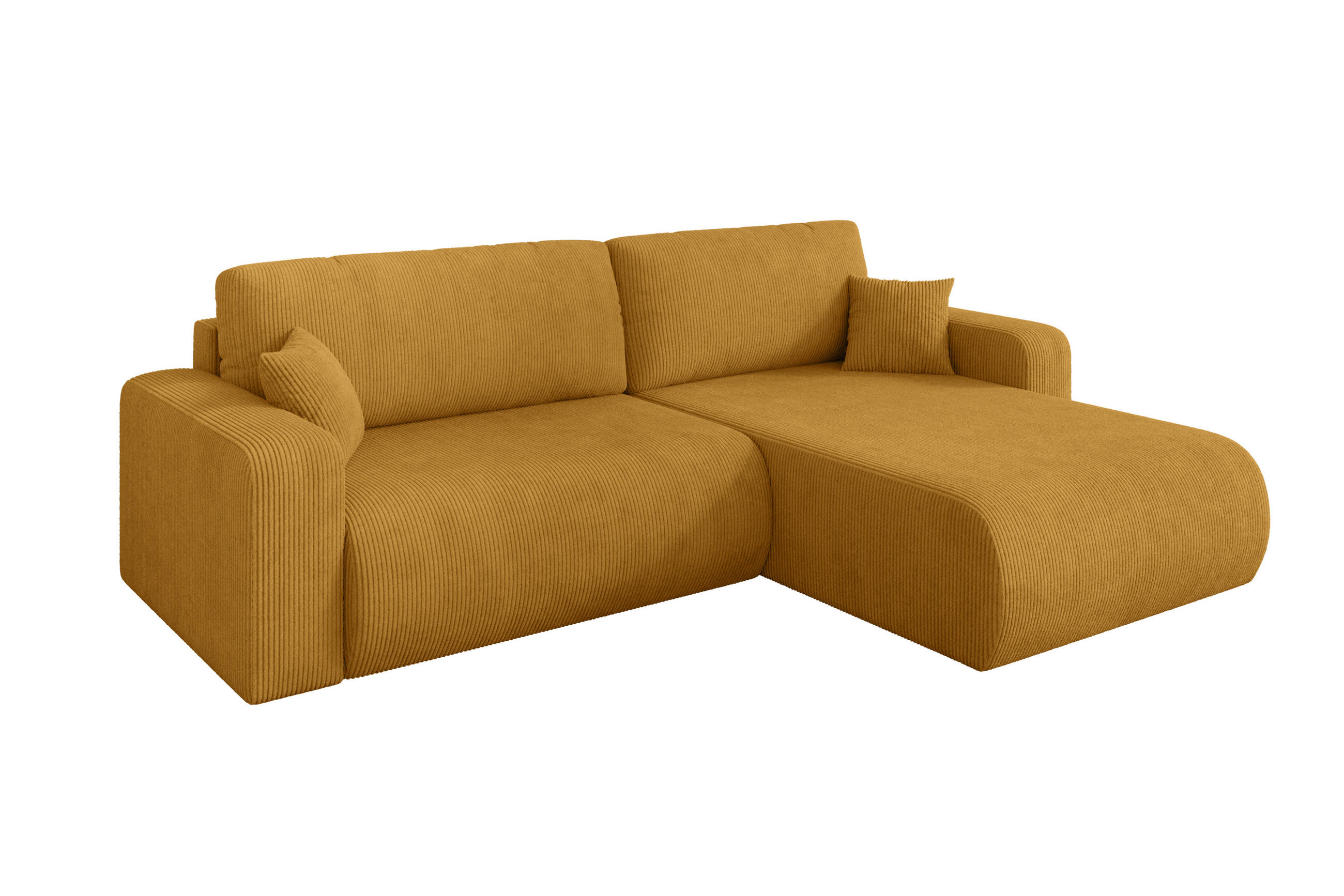 Altdecor Ecksofa Dunkelgelb 276x193 cm