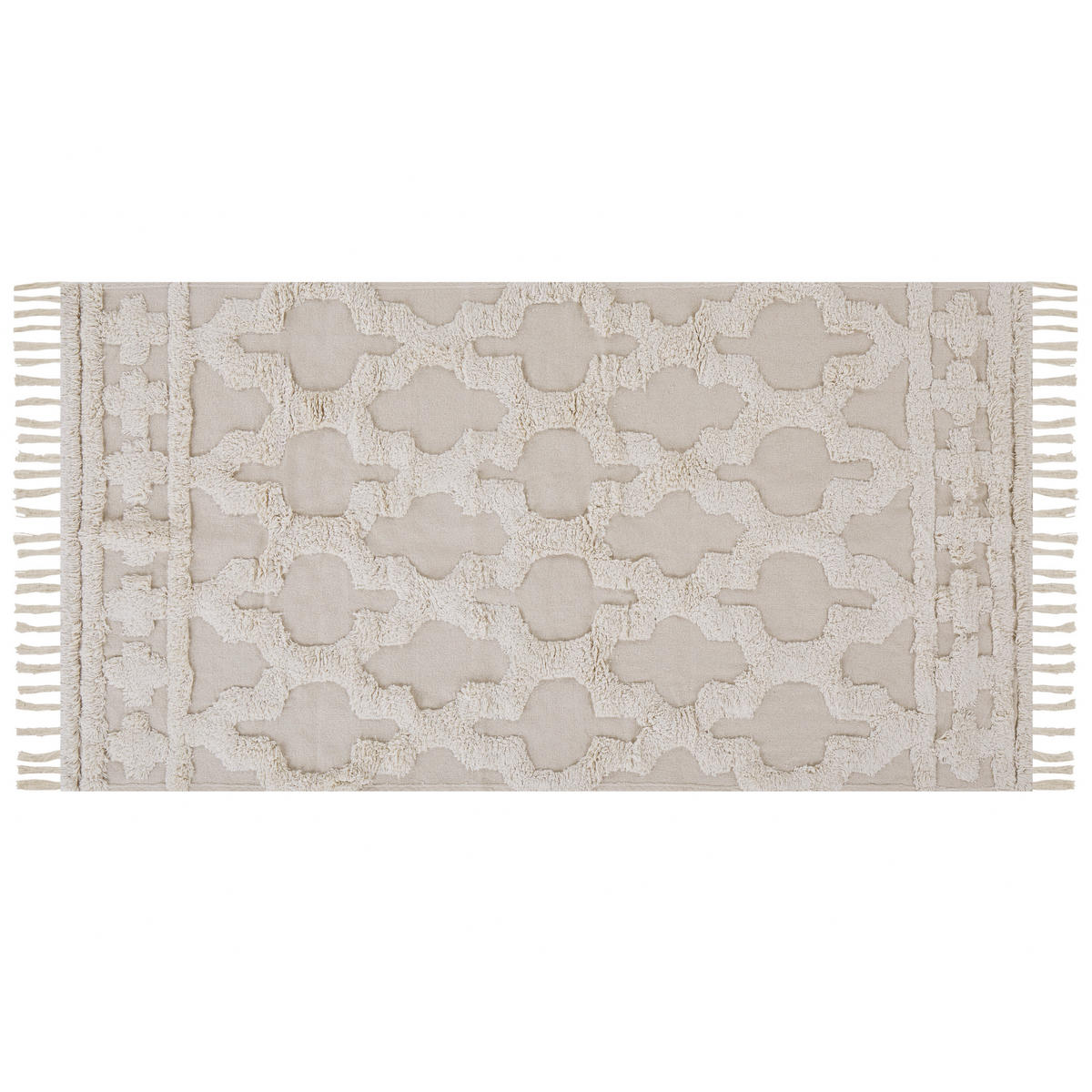 KURZFLOR-TEPPICH Suluova 150/80 cm - Beige, Textil (80/150cm) - Beliani