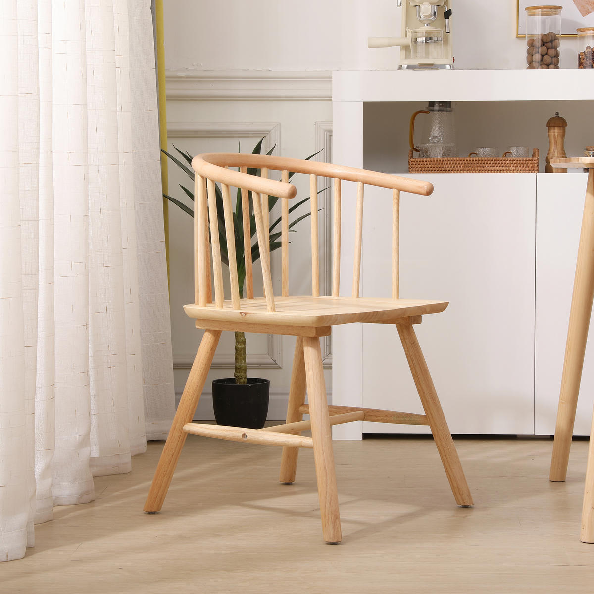 STUHL 2er-Set Holz Braun - Braun, Holz (60/69/51cm) - Nordlys