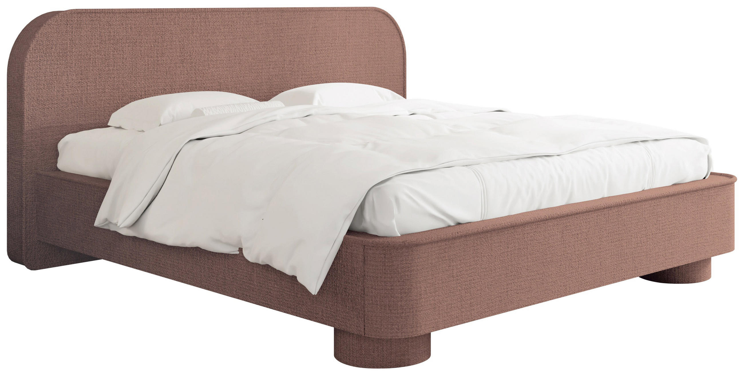 WFL Group Polsterbett Terracotta 200x200 cm